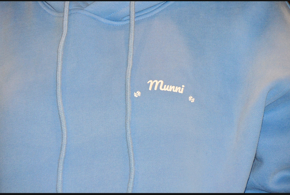 Munni Galaxy Hoodie - Baby blue