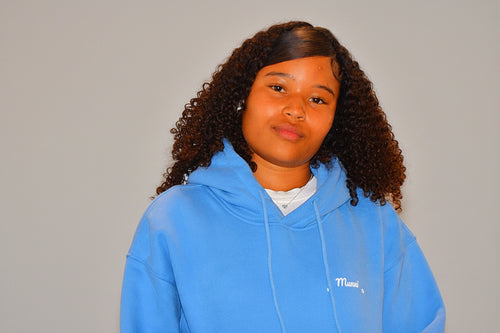 Munni Galaxy Hoodie - Baby blue