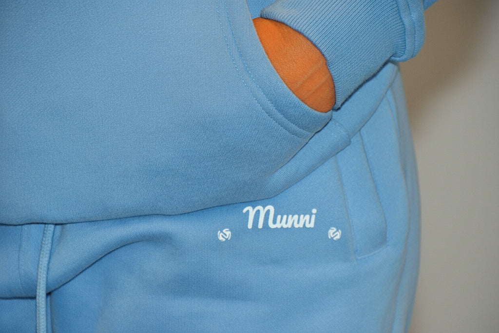 MUNNI Galaxy Joggers - Baby blue