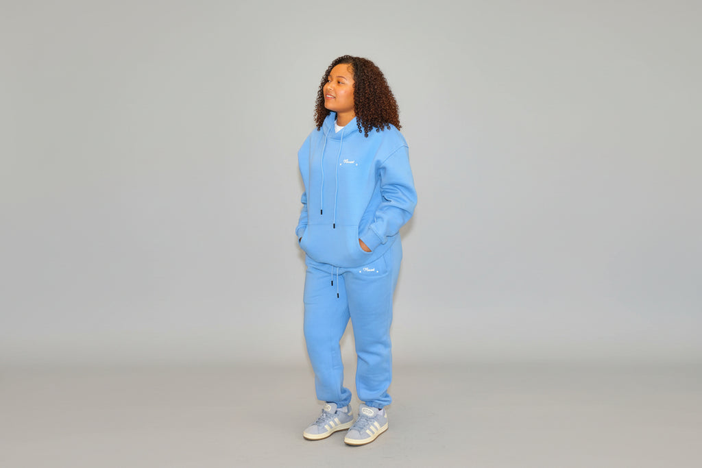 MUNNI Galaxy Joggers - Baby blue