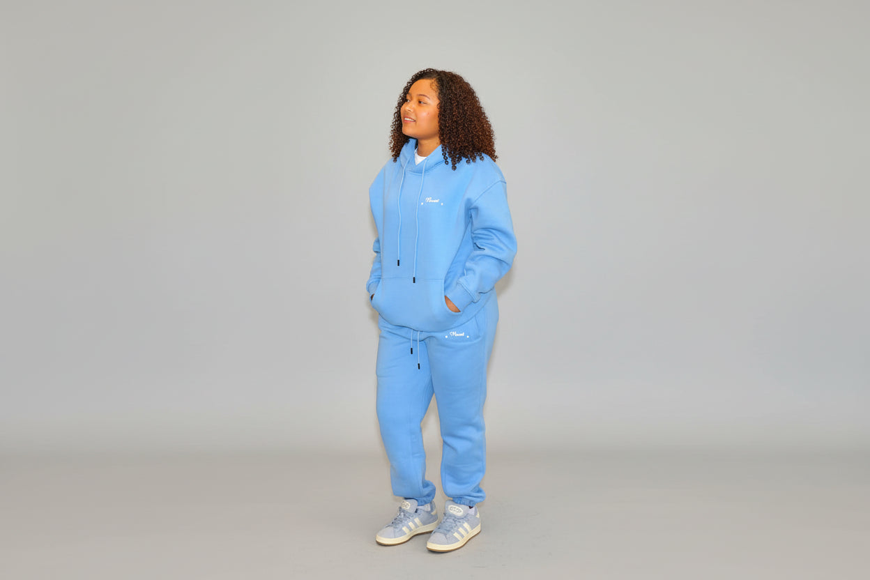 MUNNI Galaxy Joggers - Baby blue