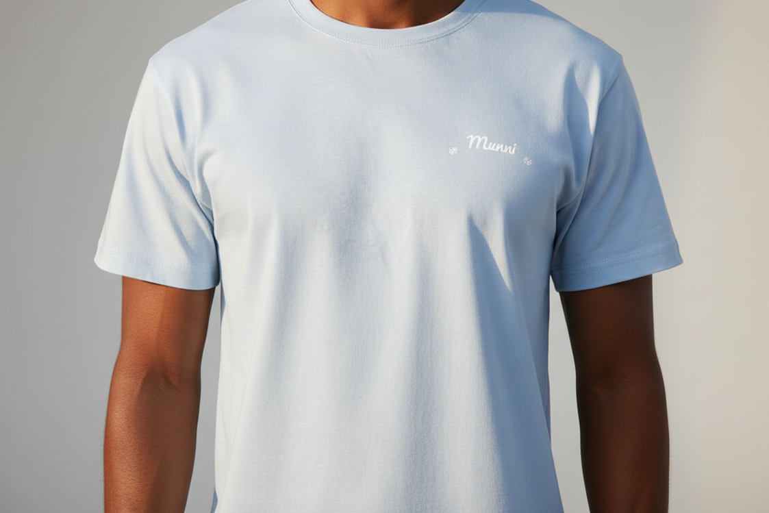 MUNNI Galaxy Tee - Baby blue