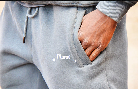 MUNNI Galaxy Joggers - charcoal grey