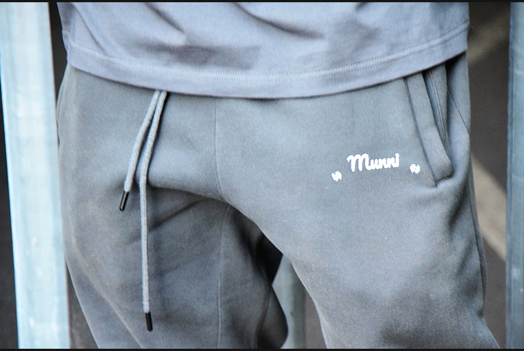 MUNNI Galaxy Joggers - charcoal grey