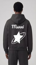 MUNNI Galaxy Hoodie - Charcoal Grey