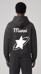 MUNNI Galaxy Hoodie - Charcoal Grey